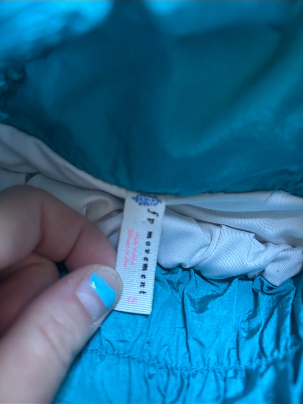 Free People Movement Sea Green Shorts - Picture 2 of 4